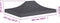vidaXL - Partytentdak 270 g/m² - 410 x 280 cm - Antraciet