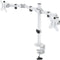 Deltaco GAM-040-W - Dubbele monitor bureausteun - 13