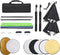 vidaXL - Fotostudioset - met - verlichtingsset, - achtergrond - en - reflector