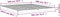 vidaXL - Bedframe - massief - grenenhout - zwart - 180x200 - cm