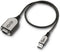 Sitecom CN-104 - USB naar seriële kabel - 0.6m - Grijs Zwart