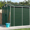 vidaXL - Tuinschuur - 191x470x198 - cm - gegalvaniseerd - staal - groen
