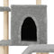 vidaXL - Kattenmeubel - met - sisal - krabpalen - 97 - cm - crèmekleurig