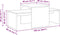 vidaXL - Nest - van - Tafels - Zwart - Eikenhout - 100x48x40 - cm - Gelaagd - Hout