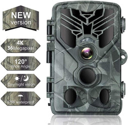 Wildcamera - Buitencamera - Nachtzicht - Waterdicht - Full HD - Grijs