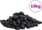 vidaXL - Kiezelstenen - gepolijst - 2-5 - cm - 10 - kg - zwart
