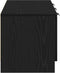 vidaXL - TV-kast - Zwart - Eiken - 102x35x36,5 - cm - Gelaagd - Hout