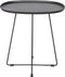 WOOOD Bijzettafel Otis Buiten - Metaal - Black - 50x43x51