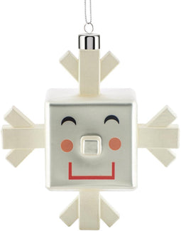 Alessi Kerstbal Le Palle Quadrate - Snowflake - GJ02/9 - door Marcello Jori