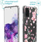 iMoshion Hoesje Geschikt voor Samsung Galaxy S20 Plus Hoesje Met Koord - iMoshion Design Hoesje met Koord - Roze / Transparant / Blossom Watercolor