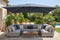 Feel Furniture - Roma parasol - 4x3 Meter Rechthoekig - Donkergrijs