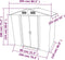 vidaXL - Tuinberging - 204x132x186 - cm - staal - antraciet