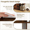 Coast Boekenplank - Ladder - 5-laags - Hout - Bruin