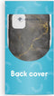 iMoshion Hoesje Geschikt voor iPhone 15 Pro Hoesje Siliconen - iMoshion Design hoesje - Zwart / Black Marble Transparent
