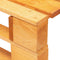 vidaXL - Tuinhocker - pallet - hout - honingbruin