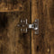 vidaXL - TV-meubel - Gerookt - Eiken - 100x38x49 - cm - Massief - Hout