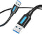 Vention USB 3.0 A/A kabel - USB 3.0 Male naar USB 3.0 Male - 0.5 meter - Zwart