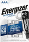 Energizer ENLITHIUMAAAP2 - Lithium FR03 Batterijen - 1,5 V 1150 mAh - Grijs (2 stuks)