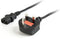 Gembird PC-187 - Netsnoer UK naar C13 - 1.8 m met zekering - Zwart