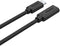 Unitek C14086BK - USB-C Kabel - 5 m - 10000 Mbit/s - Zwart