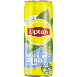 Lipton Ice Tea - Ice Tea Zero frisdrank, sleek blik van 33 cl, pak van 24 stuks