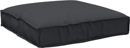 vidaXL - Ligbedkussen - voor - Zitvlak - Zwart - 80x80x12 - cm - Oxford - Stof