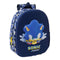 Schoolrugzak Sonic City Blauw 27 x 33 x 10 cm