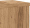 vidaXL - Plantenstandaards - 2 - st - 17x17x60 - cm - hout - artisanaal - eikenkleurig