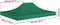 vidaXL Partytentdak - 410 x 280 cm - UV- en waterbestendig - Groen