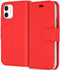Accezz iPhone 12 Mini - Flip cover - Krasbestendig Schokbestendig - Rood