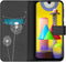 iMoshion Hoesje Geschikt voor Samsung Galaxy M31 Hoesje Met Pasjeshouder - iMoshion Design Softcase Bookcase - Meerkleurig / Dandelion
