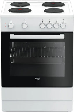 Beko FSS66000GW - Fornuis - 4 keramische kookzones - Wit