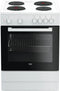 Beko FSS66000GW - Fornuis - 4 keramische kookzones - Wit