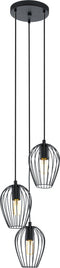 EGLO Newtown - Hanglamp - E27 - Ø 38 cm - Zwart (1 stuk)
