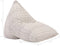 vidaXL - Zitzak - stof - patchwork - lichtbruin