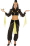 dressforfun - buikdanseres kostuum 1001 nacht S - fluweel satijn tule