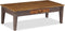 vidaXL - Salontafel - vintage - stijl - 118x60x40 - cm - massief - hout