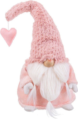 Christmas Kerstversiering Roze Polyresin Zand Polyfoam Weefsel 16 X 17 X 39 Cm