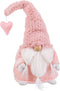 Christmas Kerstversiering Roze Polyresin Zand Polyfoam Weefsel 16 X 17 X 39 Cm