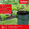 Toolland Tuinafvalzak, pop-upsysteem, polyester, groen, 123 liter