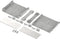 Bopla BO 62618 L BOTEGO mit Zubehör Tafelbehuizing (l x b x h) 307.35 x 256.9 x 110.92 mm ABS Grijs-wit (RAL 7035) 1 st