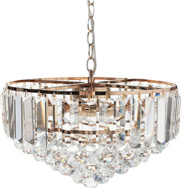 ACHEIRO - Kroonluchter - Goud - ⌀ 49 cm - Kristal