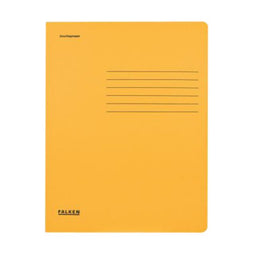 25 X Dossiermap Falken A4 320gr geel