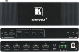 Kramer Electronics VS-411X - HDMI Switch - 5x HDMI - Zwart