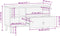 vidaXL - Tv-meubel - 80x33x46 - cm - massief - mangohout