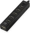 Ewent EW1130 - 7-poorts USB-hub - USB 2.0 tot 480 Mbps - Zwart