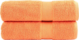 vidaXL - Handdoeken - SOLUND - 2 - st - 600 - g/m² - 50x100 - cm - oranje