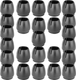 Roegaarden Stoelpoot Beschermers - Stoelpootdoppen - Dik vilt - Zwart (24 stuks)