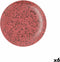 Platt tallrik Ariane Oxide Keramisch Rood (Ø 24 cm) (6 Stuks)