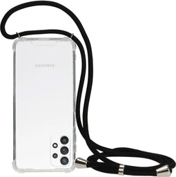 Mobiparts Galaxy A32 5G (2021) - Lanyard Case - Verstelbaar koord - Transparant